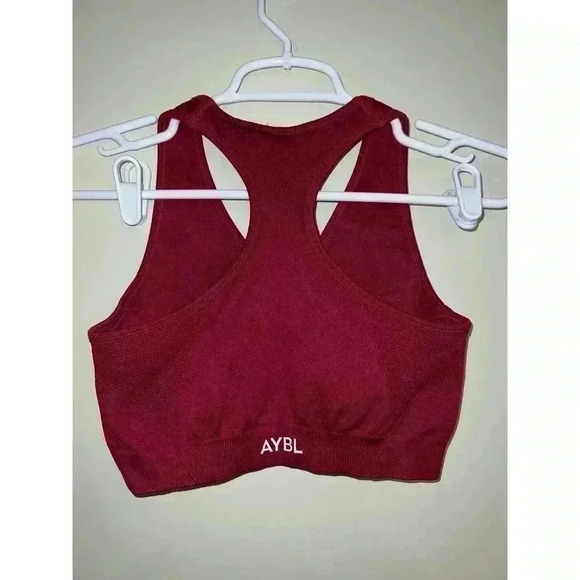 SOLD AYBL red sports bra size small - Picture 4 of 5